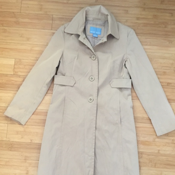 nine west trench coat